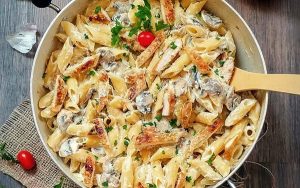 طرز تهیه پاستای قرقاول